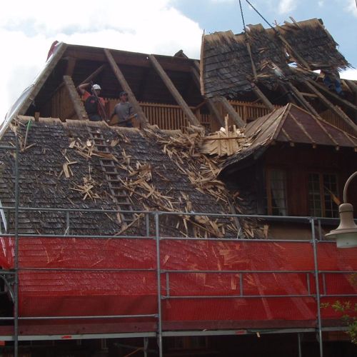 Altes Schulhaus Dorf Schangnau Abriss 2